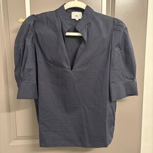 G.Label Cotton Puff Sleeve Top